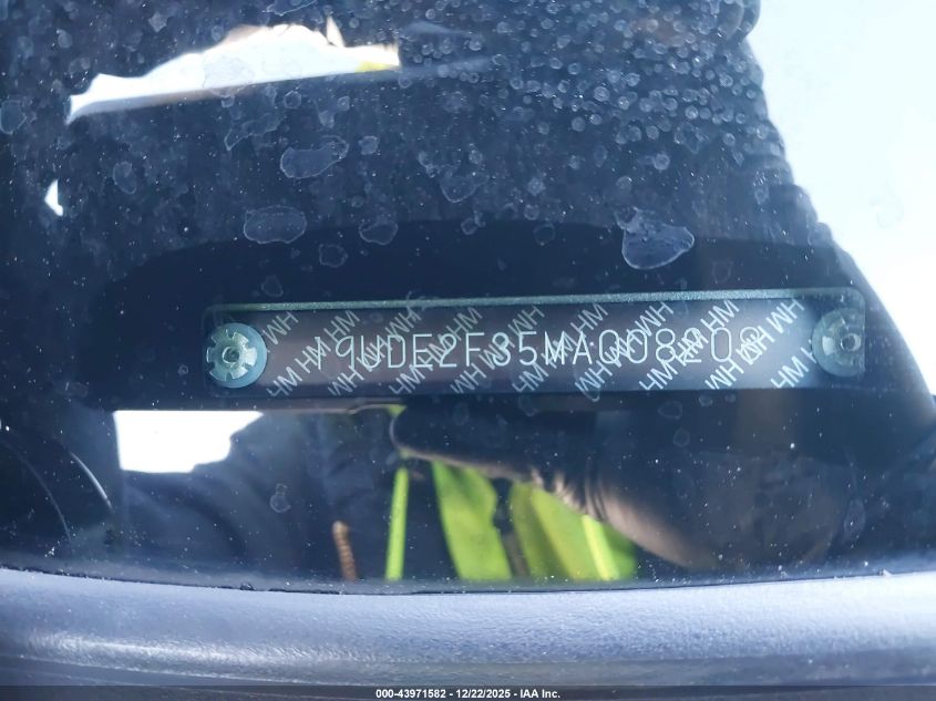 2021 Acura Ilx Standard VIN: 19UDE2F35MA008208 Lot: 43971582