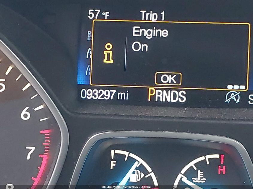 2017 Ford Escape Se VIN: 1FMCU9G95HUC03136 Lot: 43971595