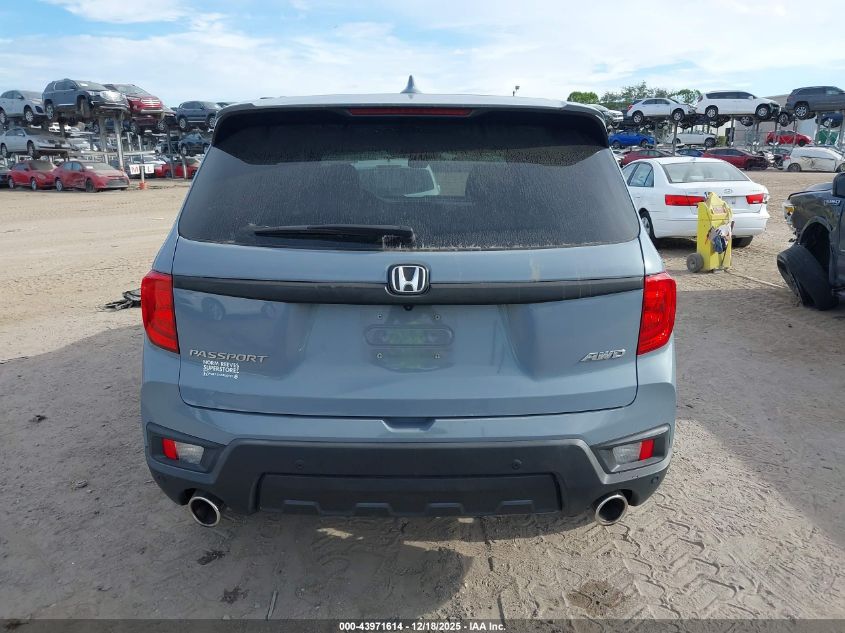 2023 Honda Passport Awd Ex-L VIN: 5FNYF8H53PB001042 Lot: 43971614
