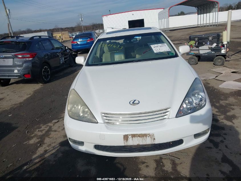 2003 Lexus Es 300 VIN: JTHBF30G130144956 Lot: 43971653