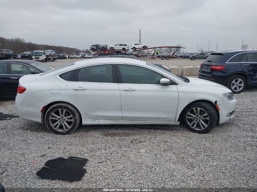 2015 Chrysler 200 Limited VIN: 1C3CCCABXFN649102 Lot: 43971670