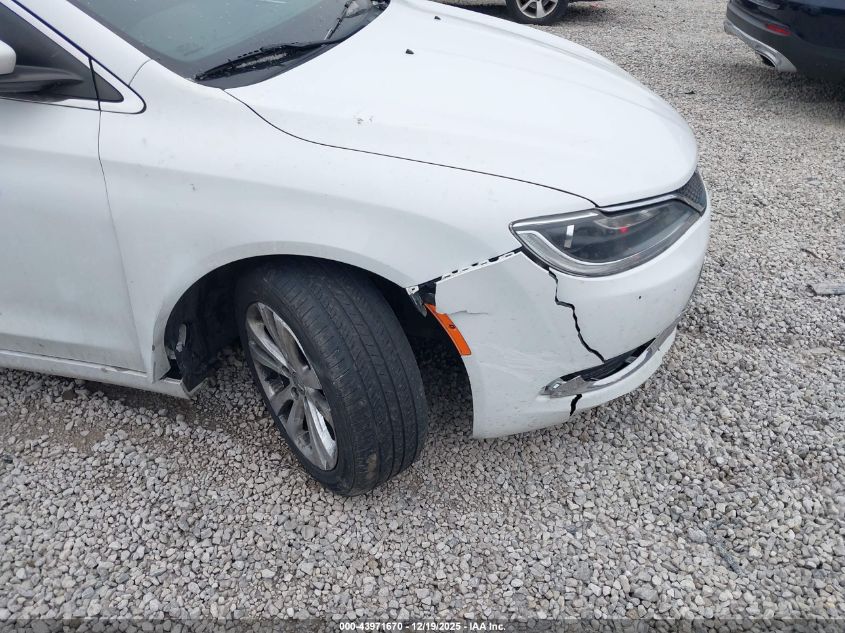 2015 Chrysler 200 Limited VIN: 1C3CCCABXFN649102 Lot: 43971670