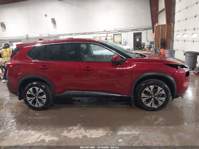 2021 Nissan Rogue Sv Intelligent Awd VIN: JN8AT3BB4MW209759 Lot: 43971669