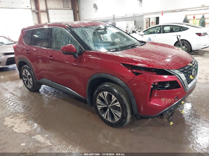 JN8AT3BB4MW209759 2021 Nissan Rogue Sv Intelligent Awd auction photo 1