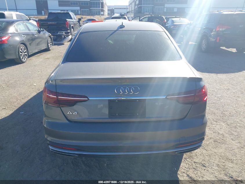 2020 Audi A4 Premium 40 Tfsi Front-Wheel Drive S Tronic VIN: WAUGMAF48LA056721 Lot: 43971686