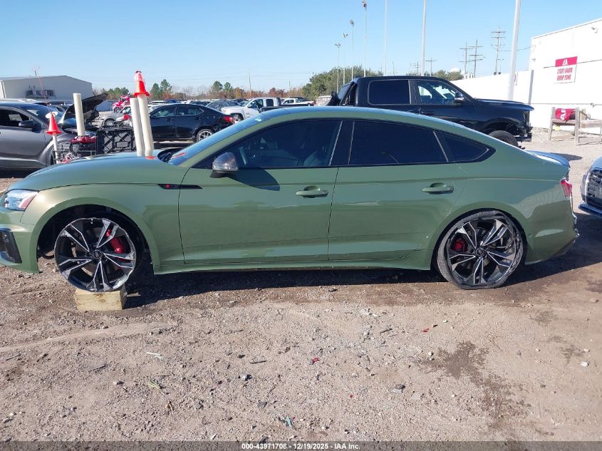 2024 Audi S5 Sportback Prestige Tfsi Quattro Tiptronic VIN: WAUB4CF56RA048656 Lot: 43971708