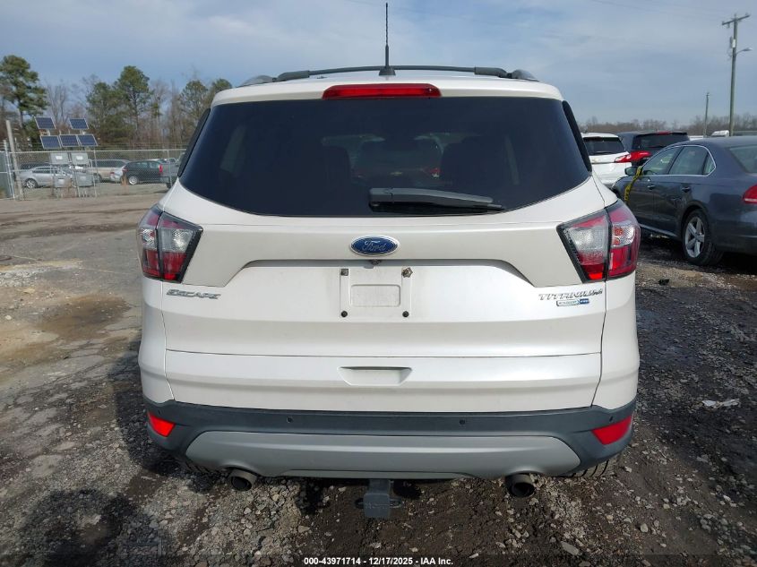2017 Ford Escape Titanium VIN: 1FMCU9JD2HUA73815 Lot: 43971714
