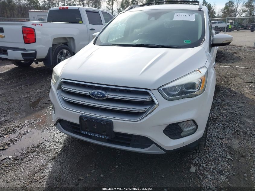 2017 Ford Escape Titanium VIN: 1FMCU9JD2HUA73815 Lot: 43971714