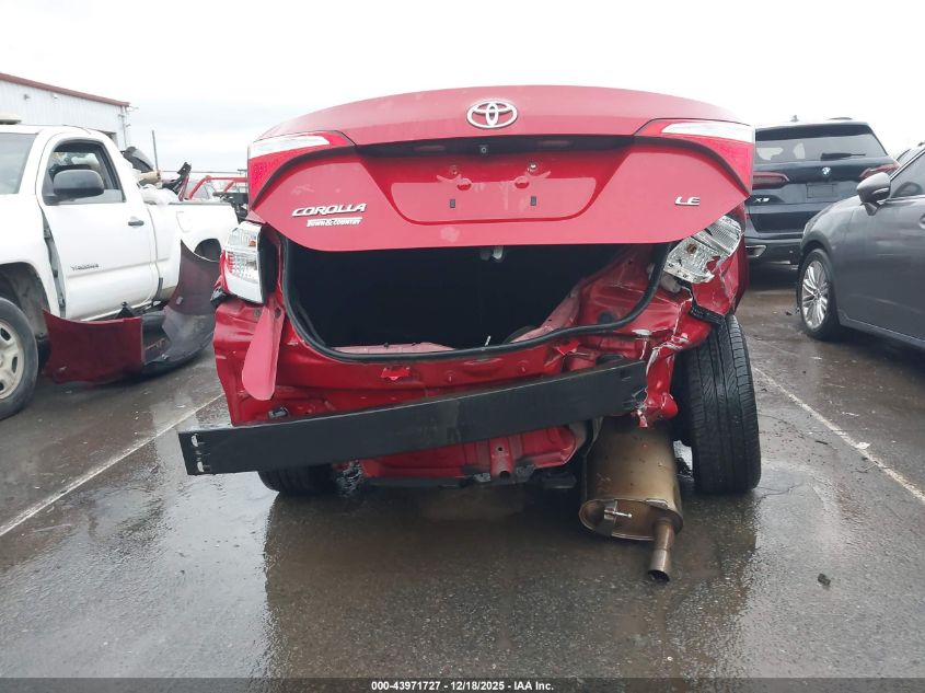 2015 Toyota Corolla Le VIN: 2T1BURHE8FC374968 Lot: 43971727