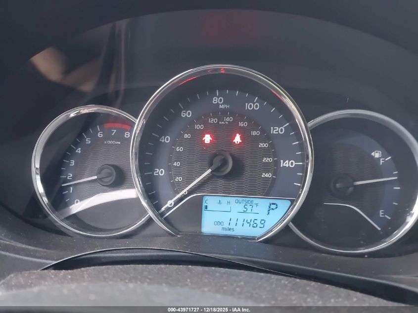 2015 Toyota Corolla Le VIN: 2T1BURHE8FC374968 Lot: 43971727