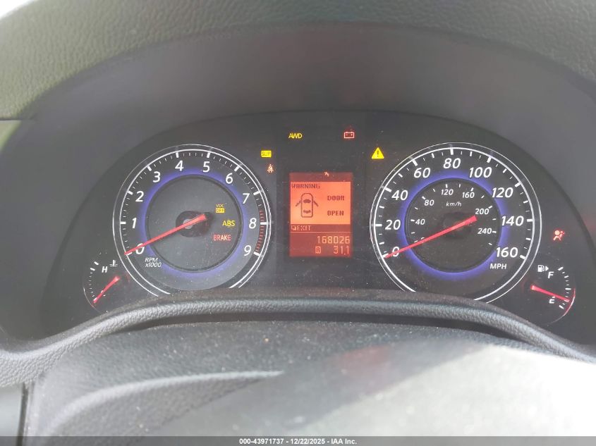 2007 Infiniti G35X VIN: JNKBV61FX7M821916 Lot: 43971737