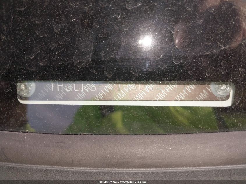 2017 Honda Accord Touring V6 VIN: 1HGCR3F97HA004211 Lot: 43971742