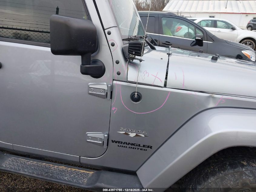 2017 Jeep Wrangler Unlimited Sahara 4X4 VIN: 1C4BJWEG7HL573339 Lot: 43971755