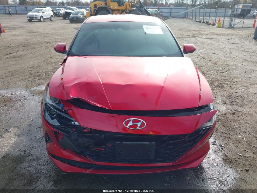 2021 Hyundai Elantra Sel VIN: 5NPLM4AG2MH008517 Lot: 43971761