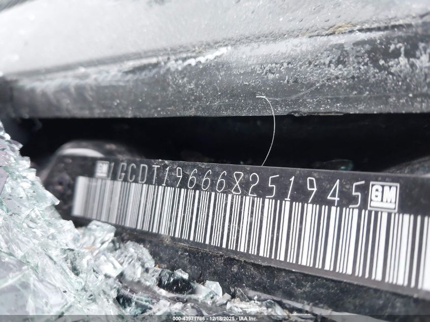 2006 Chevrolet Colorado Lt VIN: 1GCDT196668251945 Lot: 43971786