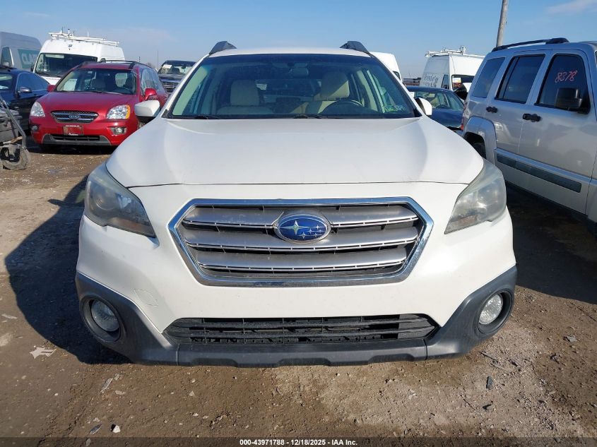 2016 Subaru Outback 2.5I Premium VIN: 4S4BSACC6G3258574 Lot: 43971788