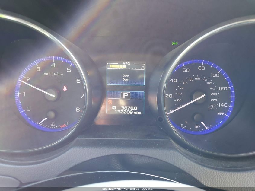 2016 Subaru Outback 2.5I Premium VIN: 4S4BSACC6G3258574 Lot: 43971788