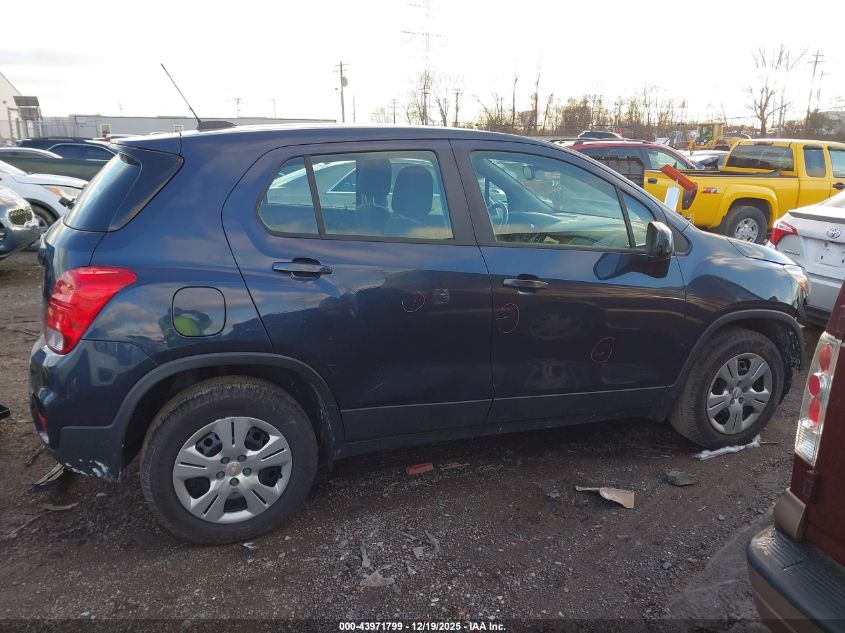 2019 Chevrolet Trax Ls VIN: 3GNCJKSB1KL130970 Lot: 43971799