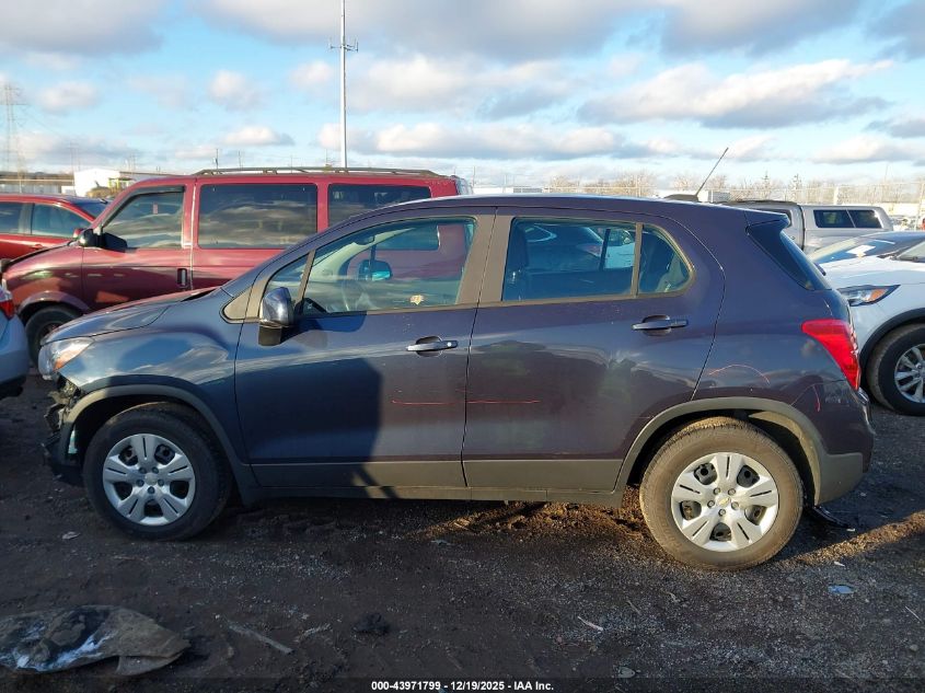2019 Chevrolet Trax Ls VIN: 3GNCJKSB1KL130970 Lot: 43971799