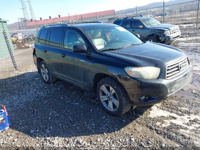 2009 Toyota Highlander Sport VIN: JTEES43A992131579 Lot: 43971813