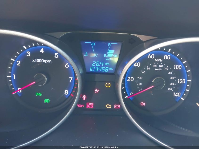 2015 Hyundai Tucson Se VIN: KM8JU3AG8FU112712 Lot: 43971820