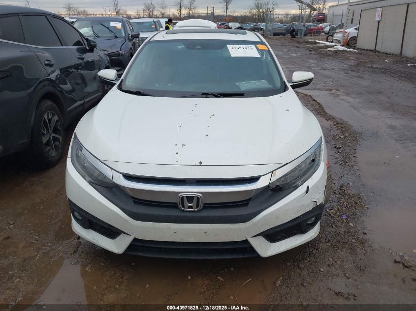 2017 Honda Civic Touring VIN: 19XFC1F9XHE032339 Lot: 43971825