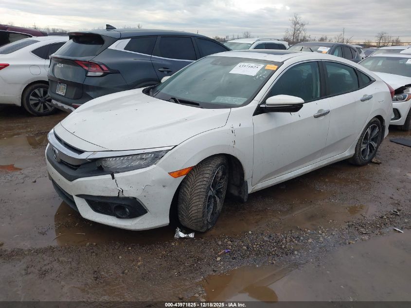 2017 Honda Civic Touring VIN: 19XFC1F9XHE032339 Lot: 43971825