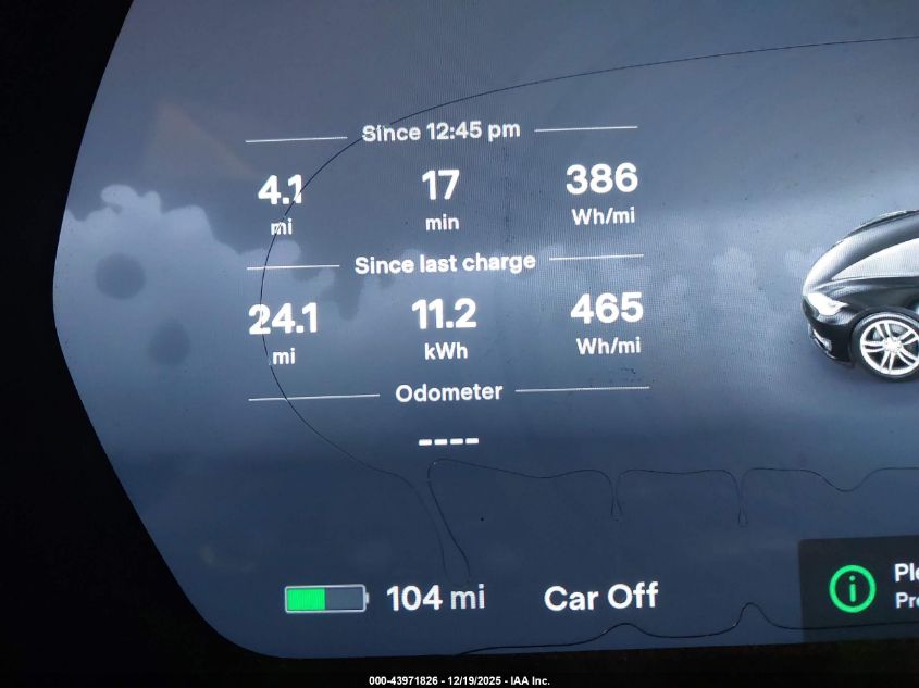 2015 Tesla Model S 70D/85D/P85D VIN: 5YJSA1S25FF086037 Lot: 43971826