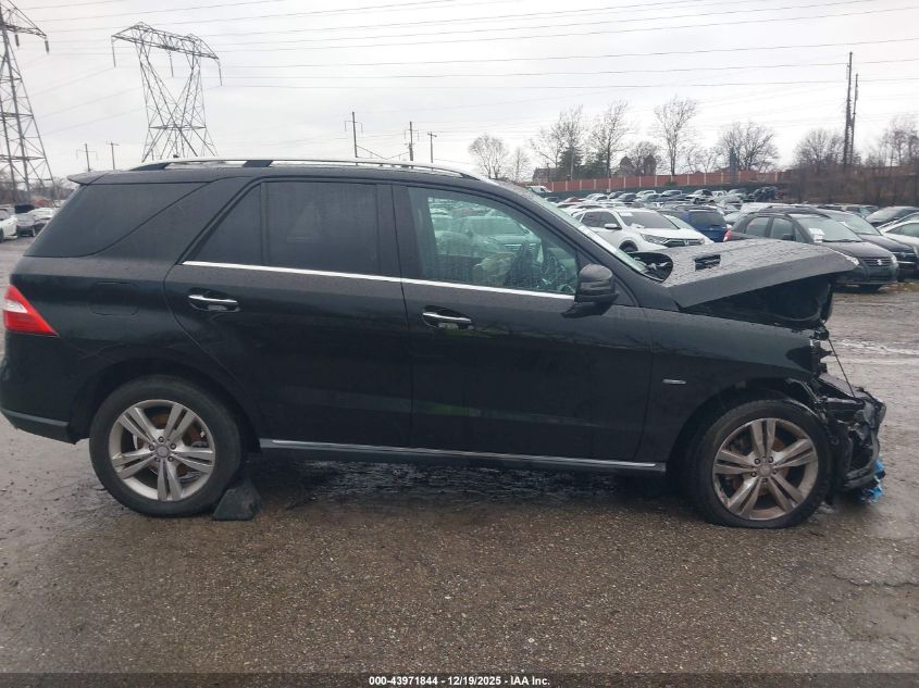 2012 Mercedes-Benz Ml 350 Bluetec 4Matic VIN: 4JGDA2EB6CA015455 Lot: 43971844