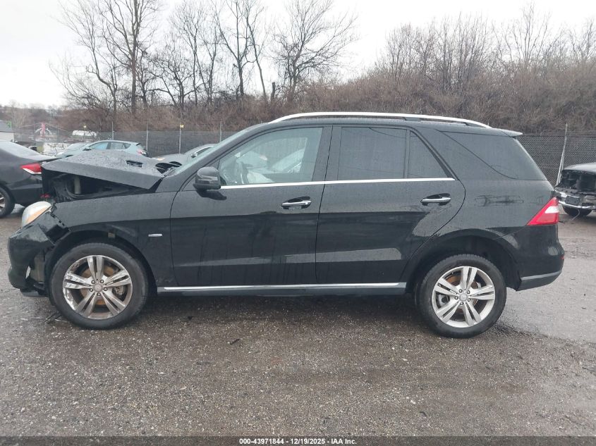 2012 Mercedes-Benz Ml 350 Bluetec 4Matic VIN: 4JGDA2EB6CA015455 Lot: 43971844