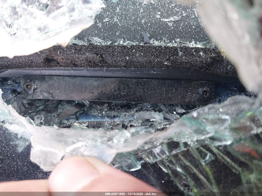 2009 Toyota Prius VIN: JTDKB20U897893105 Lot: 43971850