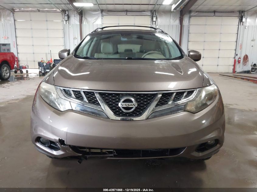 2011 Nissan Murano Le VIN: JN8AZ1MW9BW176595 Lot: 43971868
