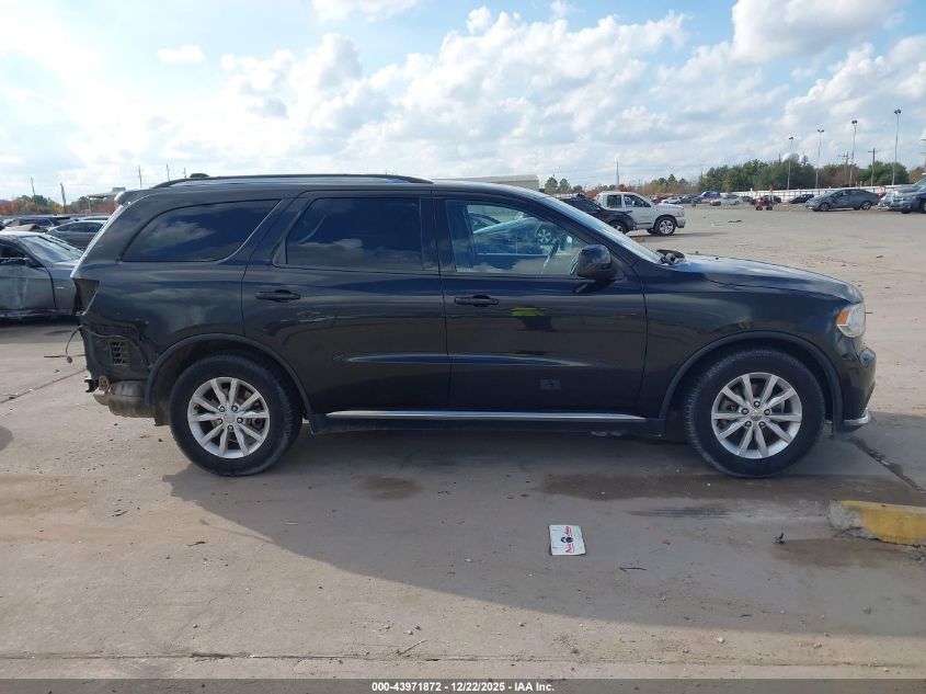 2014 Dodge Durango Sxt VIN: 1C4RDHAG2EC344506 Lot: 43971872