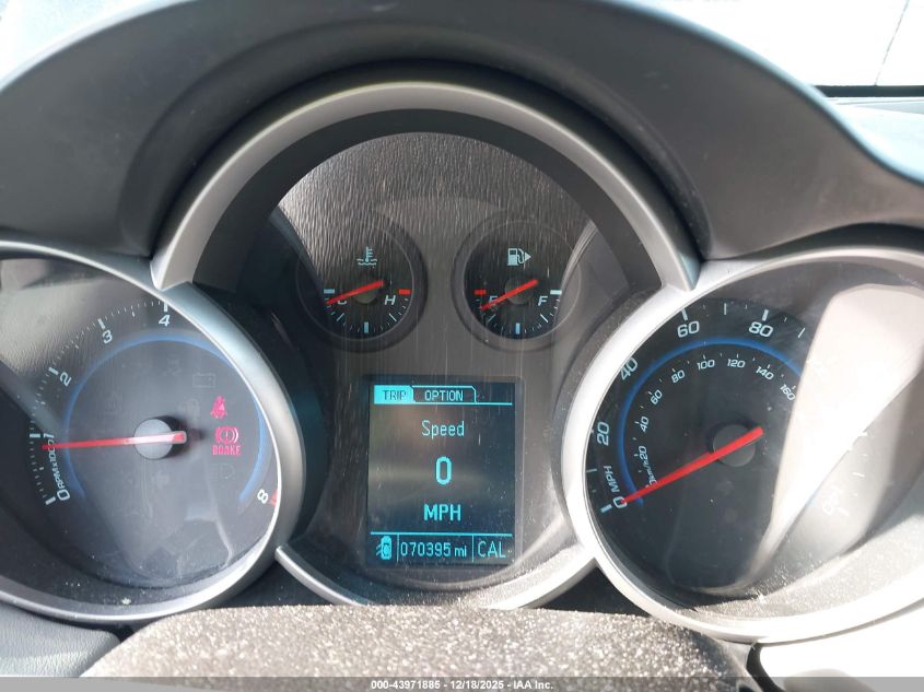 2014 Chevrolet Cruze Ls Manual VIN: 1G1PB5SG7E7263335 Lot: 43971885