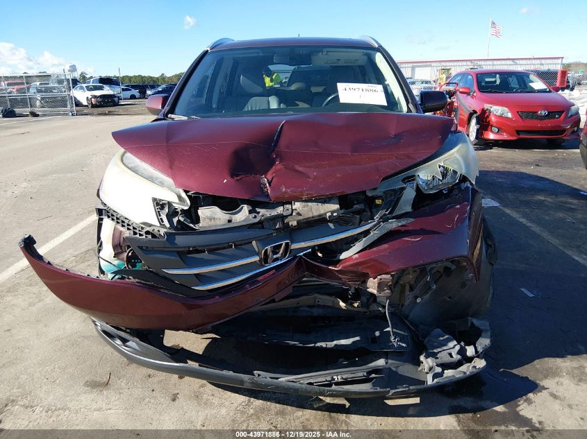 2014 Honda Cr-V Ex-L VIN: 5J6RM4H73EL045387 Lot: 43971886