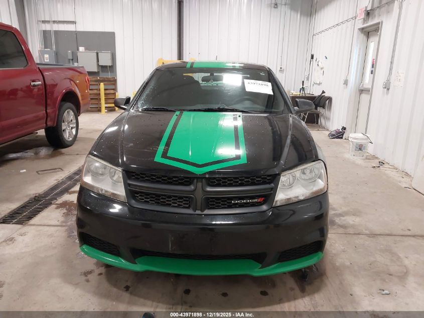 2013 Dodge Avenger Se VIN: 1C3CDZAB0DN754003 Lot: 43971898