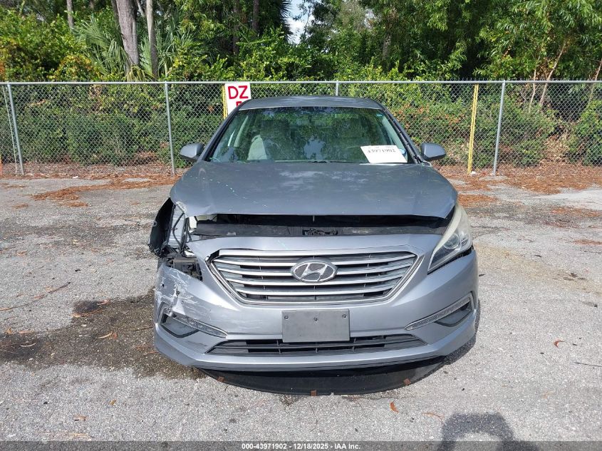 2015 Hyundai Sonata Se VIN: 5NPE24AFXFH172056 Lot: 43971902