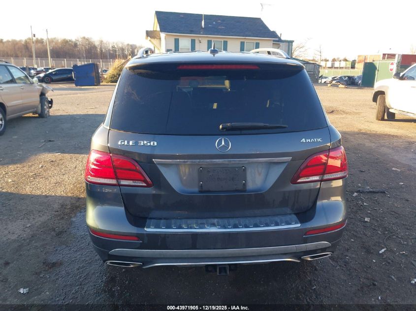 2016 Mercedes-Benz Gle 350 4Matic VIN: 4JGDA5HBXGA735182 Lot: 43971905