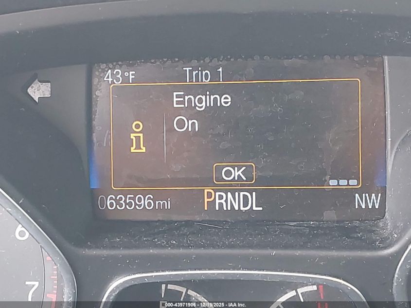 2016 Ford Focus Se VIN: 1FADP3F21GL340876 Lot: 43971906