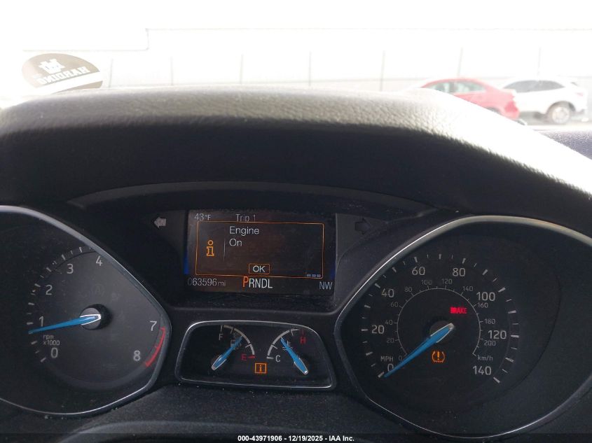 2016 Ford Focus Se VIN: 1FADP3F21GL340876 Lot: 43971906