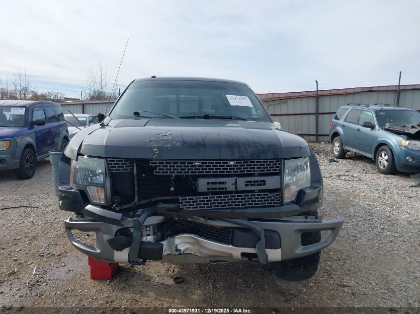 2012 Ford F-150 Svt Raptor VIN: 1FTFW1R65CFA57155 Lot: 43971931
