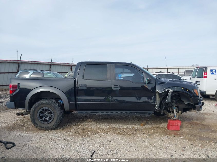 2012 Ford F-150 Svt Raptor VIN: 1FTFW1R65CFA57155 Lot: 43971931