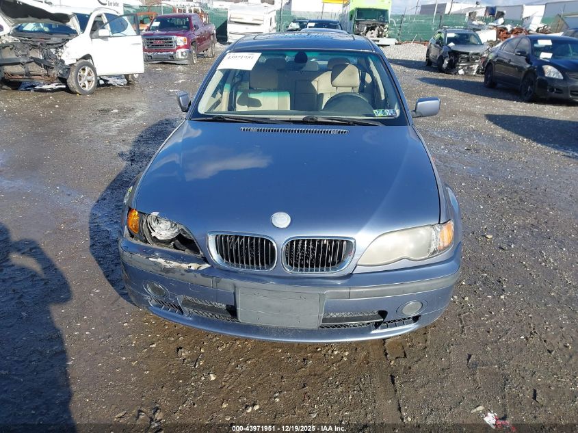 2002 BMW 330I VIN: WBAEV534X2KM16662 Lot: 43971951
