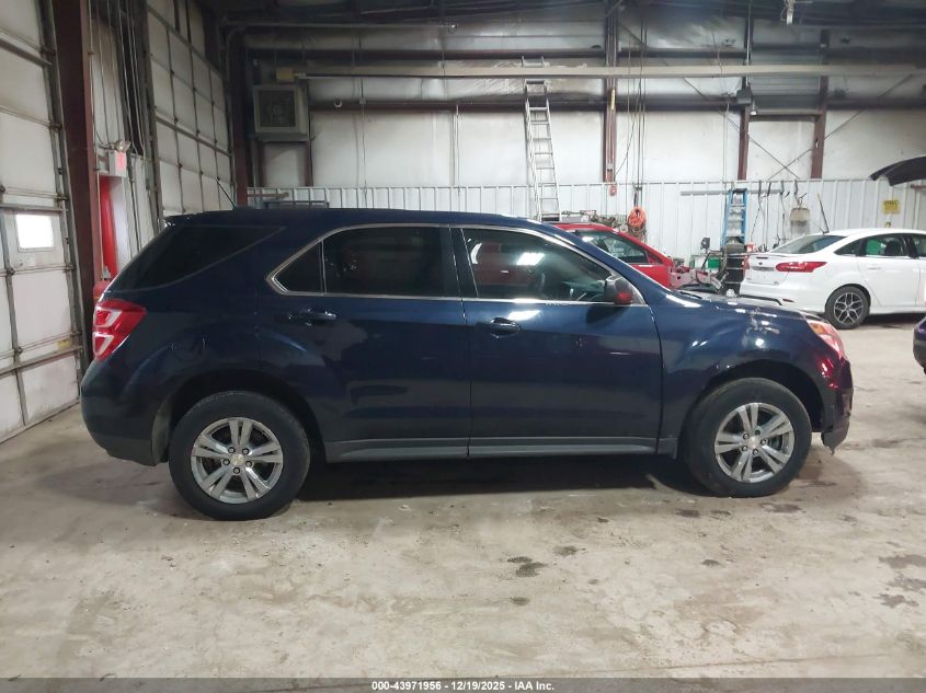 2016 Chevrolet Equinox Ls VIN: 2GNFLEEK5G6255826 Lot: 43971956