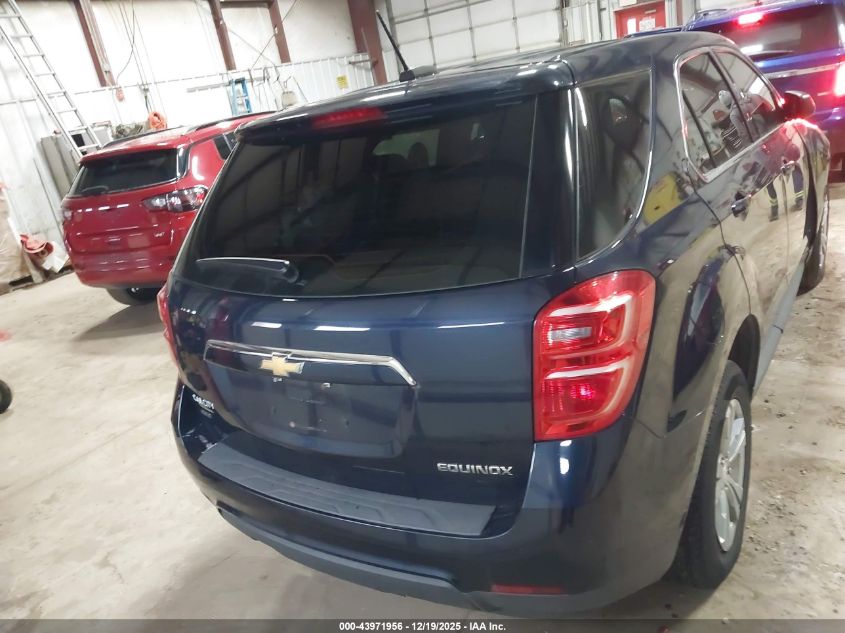 2016 Chevrolet Equinox Ls VIN: 2GNFLEEK5G6255826 Lot: 43971956