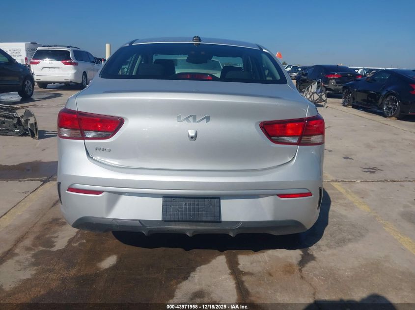 2023 Kia Rio S VIN: 3KPA24AD9PE548412 Lot: 43971958