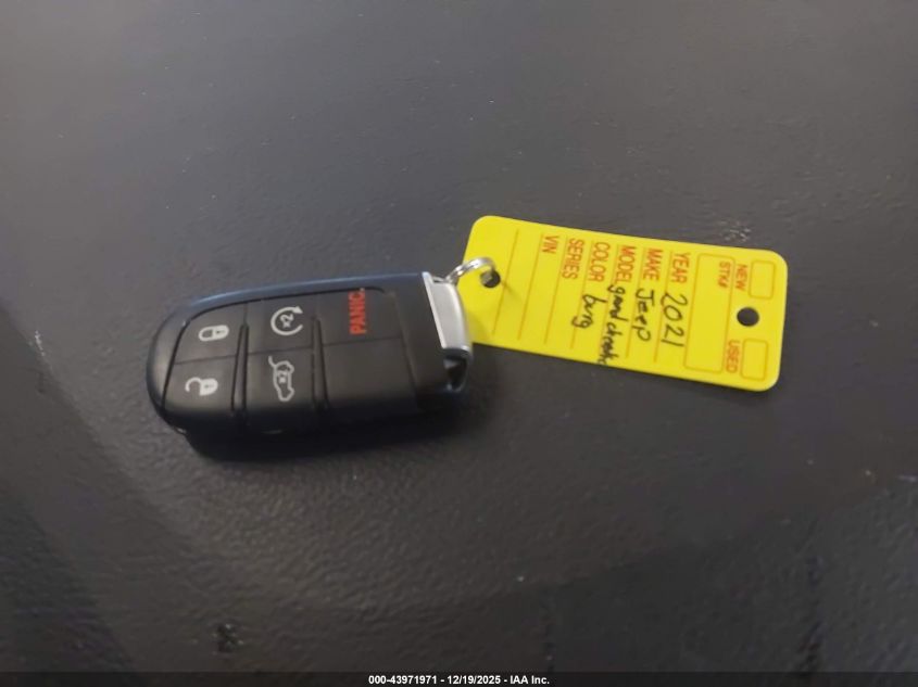 2021 Jeep Grand Cherokee 80Th Anniversary 4X4 VIN: 1C4RJFBG4MC622199 Lot: 43971971