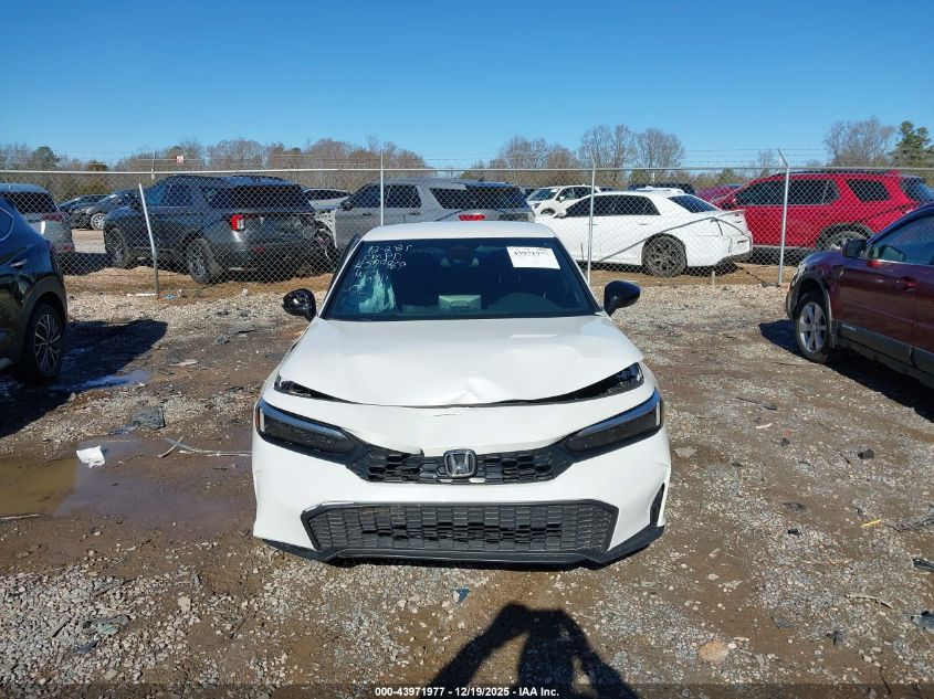 2025 Honda Civic Sport VIN: 2HGFE2F52SH579969 Lot: 43971977