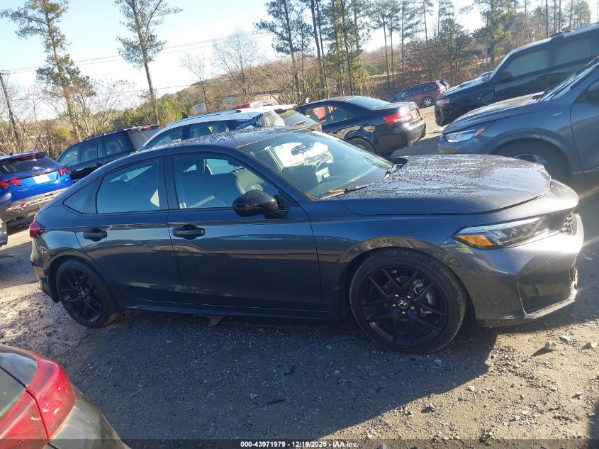 2025 Honda Civic Sedan Sport VIN: 19XFL2H84SE017336 Lot: 43971979