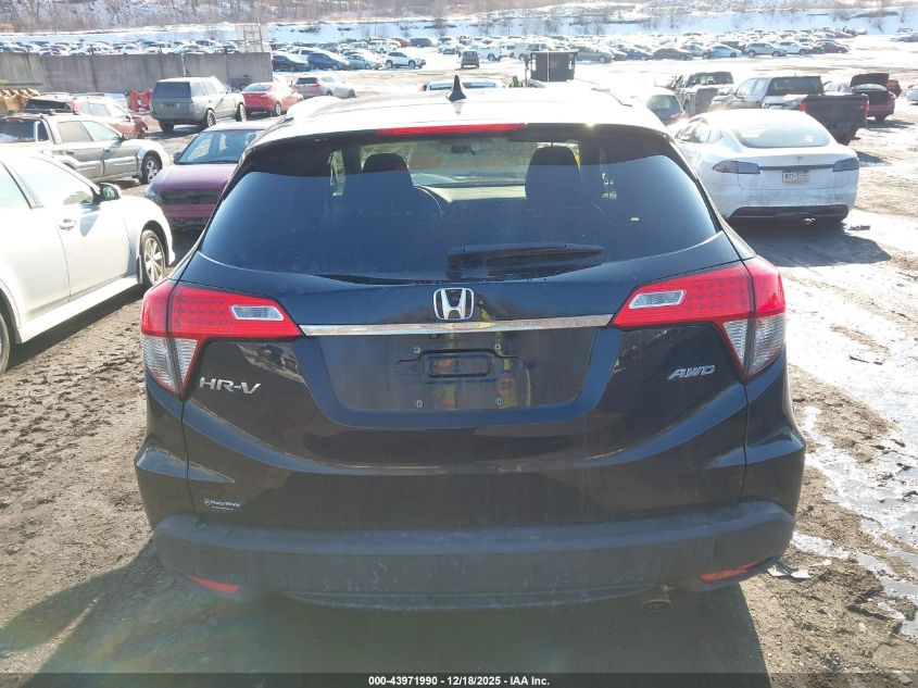 2020 Honda Hr-V Awd Ex VIN: 3CZRU6H5XLM702921 Lot: 43971990